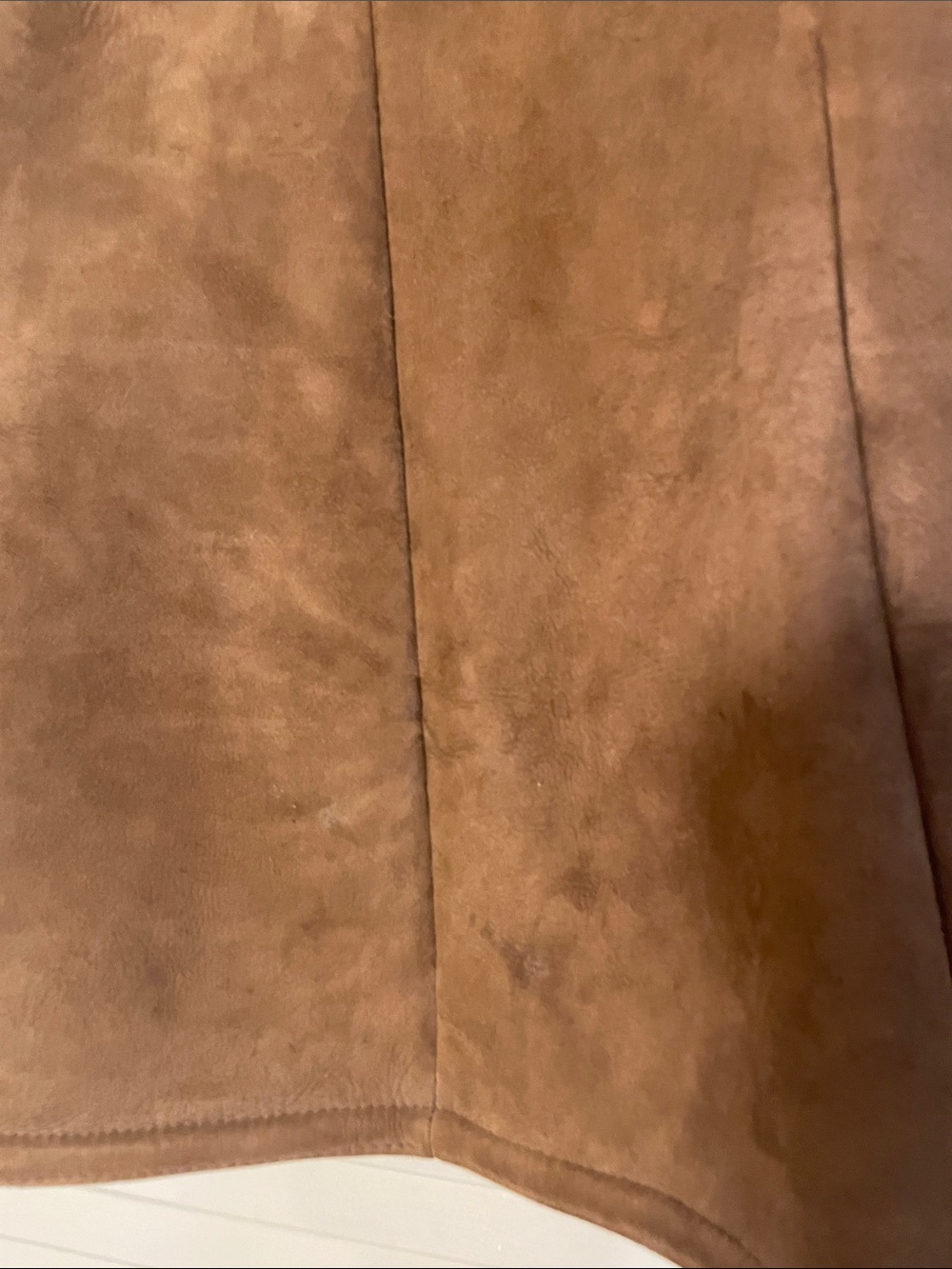 Shearling International Brown Natural Sheepskin Jacket with Plush Collar - Picture 7 of 12